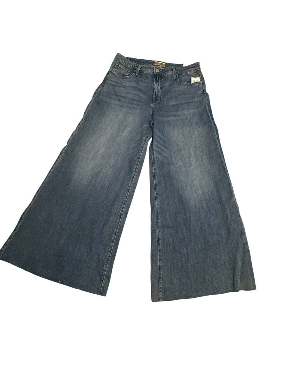 Kut from the Kloth High-Rise Blake Super Wide Leg Jeans in Blue Size 14 NWT - Picture 2 of 8